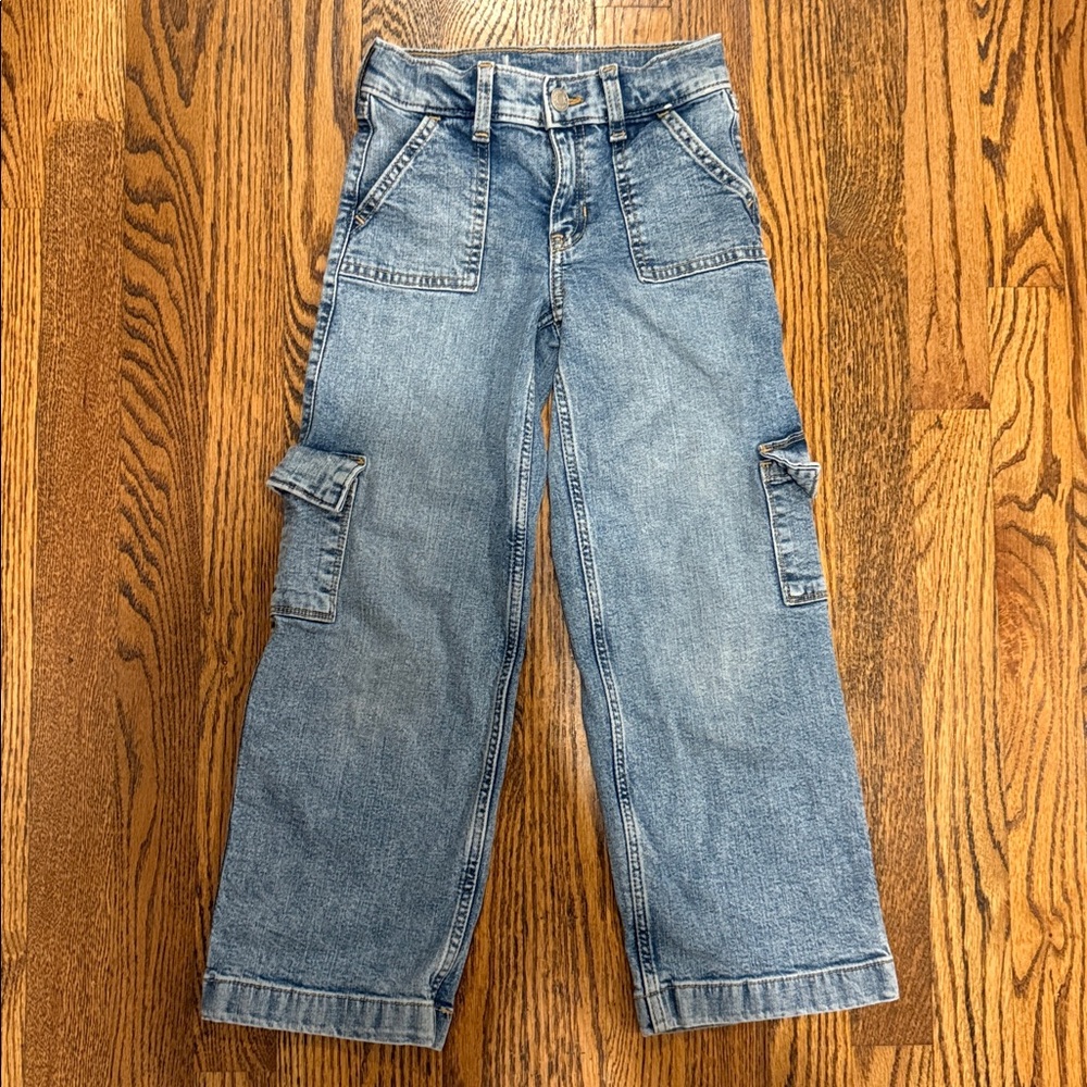 Abercrombie & Fitch Kids Cargo Blue Jeans